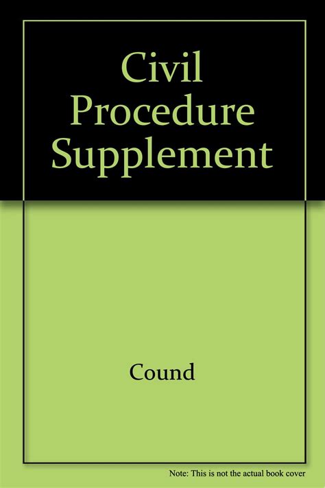 1999 Civil Procedure Supplement