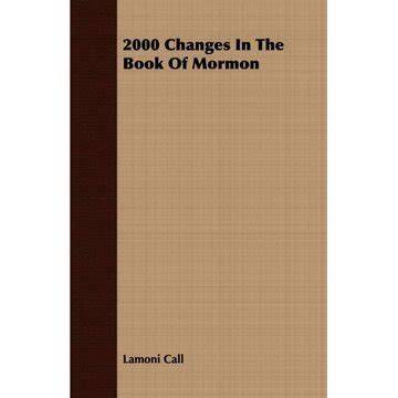2000 Changes In The Book Of Mormon