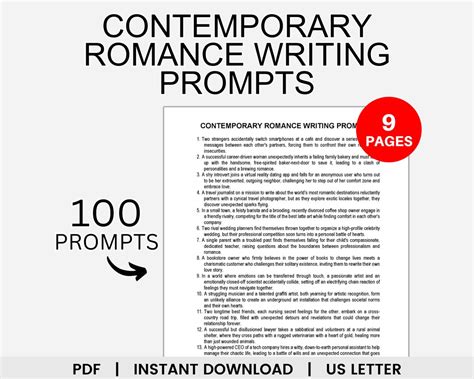 2000 Contemporary Romance Writing Prompts