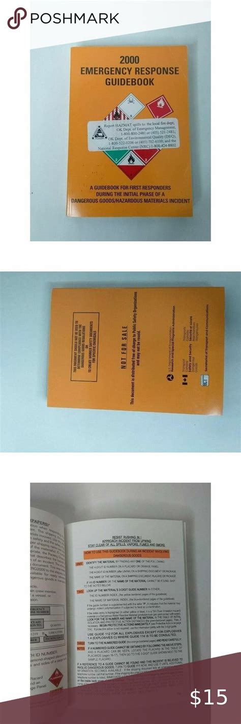 2000 Emergency Response Guidebook Pocket
