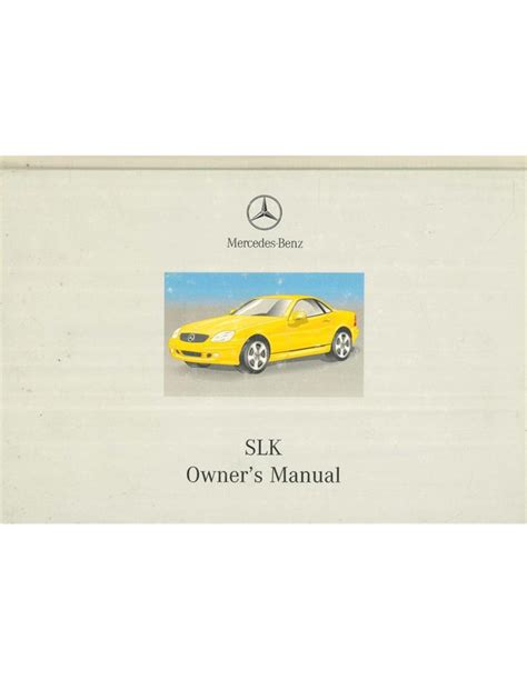 2000 Mercedes CL Class Owners Manual