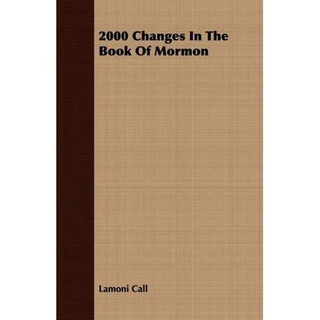 2000 changes in the Book of Mormon