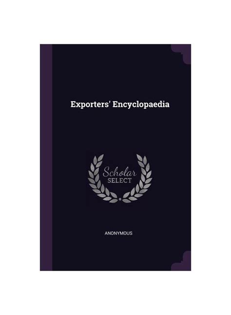 2004/05 Exporters' Encyclopaedia