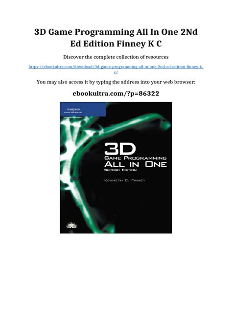 3D Game Programming All in One