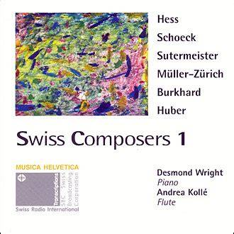 40 (Forty) Swiss Composers