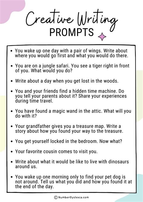 52 WRITING IDEA CHALLENGES: 4 Part Writing Prompts