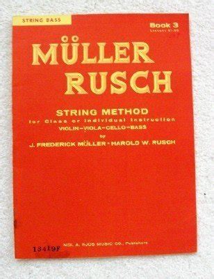 53SB - Muller Rusch String Method Book 3 - String Bass