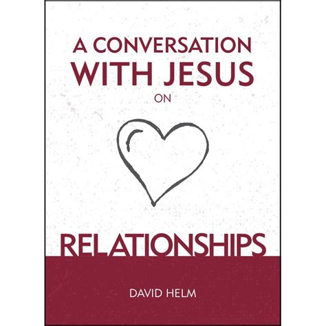 A Conversation With Jesus
