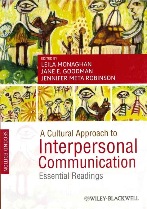 A Cultural Approach to Interpersonal Communication