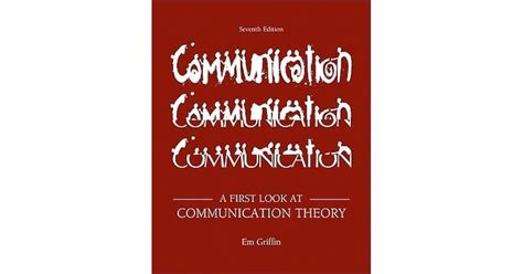 A First Look at Communication Theory