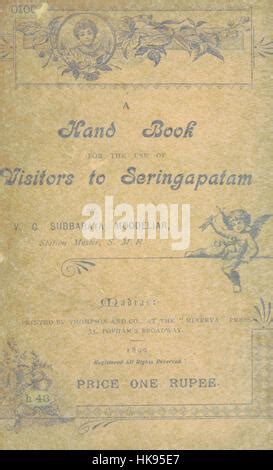 A Guide to Seringapatam and Its Vicinity