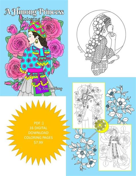 A Hmong Princess Coloring Book