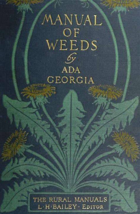 A MANUAL OF WEEDS
