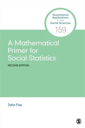 A Primer Of Social Statistics