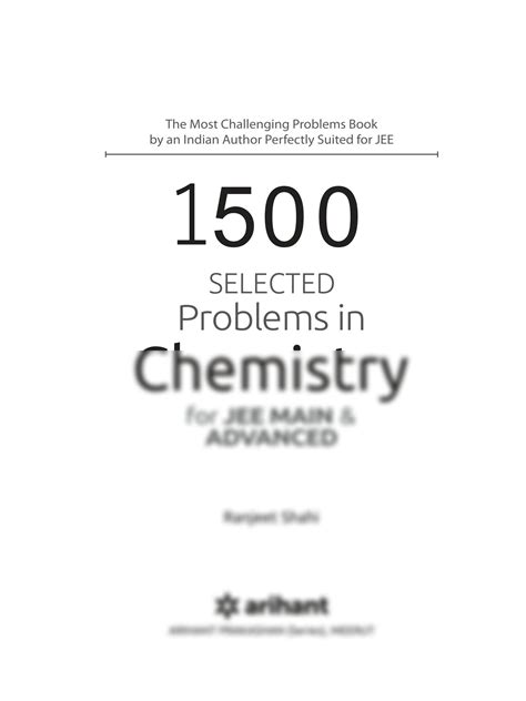 A Problem Book In CHEMISTRY for IIT JEE