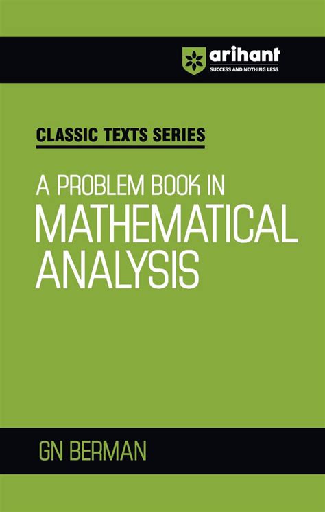 A Problem book in Mathematical Analysis