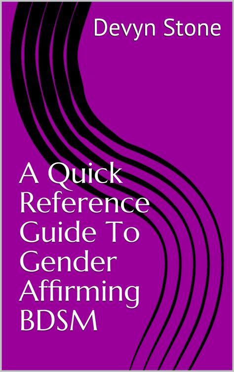 A Quick Reference Guide To Gender Affirming BDSM