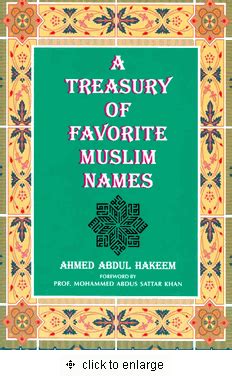 A Treasury of Favorite Muslim Names