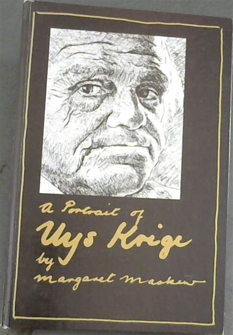 A portrait of Uys Krige