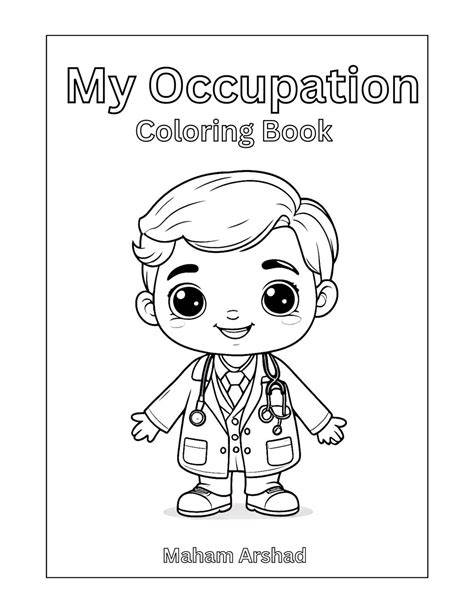 A-Z Occupation Coloring Book for Kids