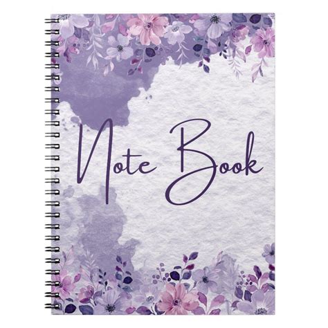 A7LAM Notebook: Purple gliterry notebook