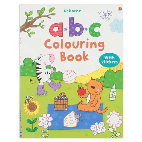 ABC Colouring Sticker Book