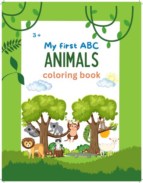 ABC animal coloring book