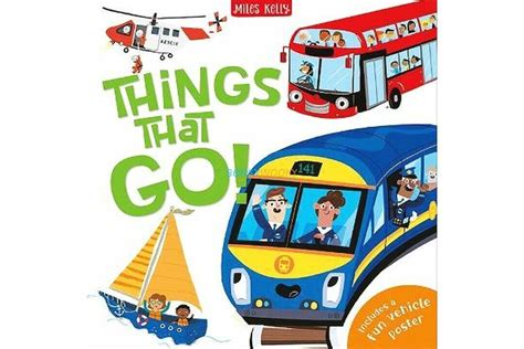 ACTIVITY BOOK FOR KIDS: THINGS THAT GO
