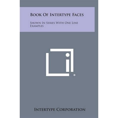 ADVANCE SHOWINGS OF INTERTYPE FACES.