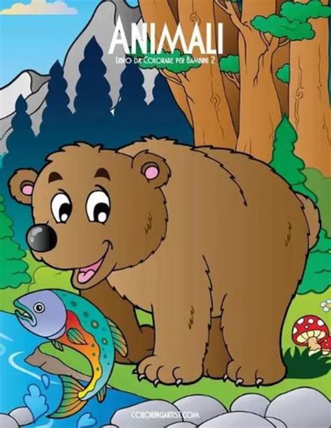 ANIMALI - Libro Da Colorare Per Bambini (Italian Edition)