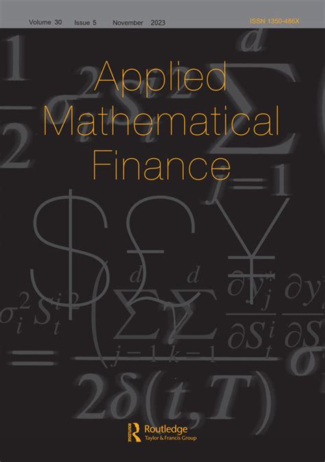 APPLIED MATHEMATICS OF FINANCE