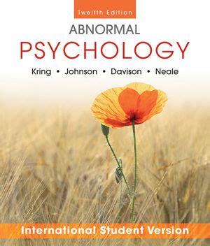 Abnormal Psychology 12th Edition