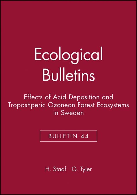 Acid Deposition: Sources, Effects and Controls