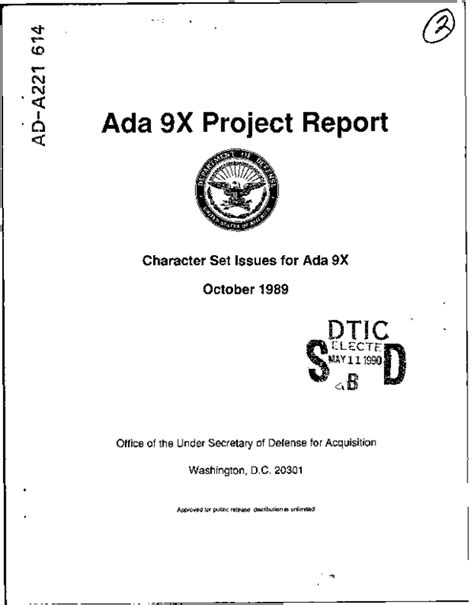 Ada 9X Project Requirements Development Plan