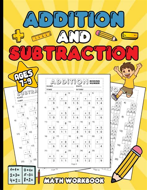 Addition And Subtraction Math Workbook