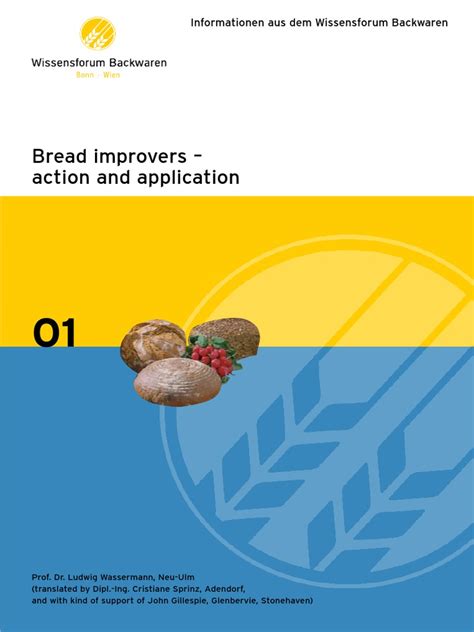 Addition of improvers to flour etc.