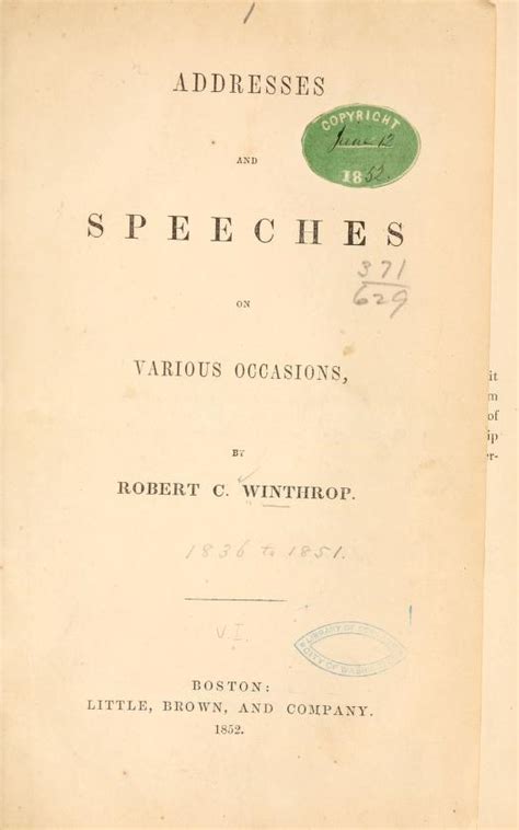 Addresses and speeches on various occasions