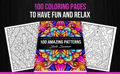 Adult Coloring Book - 100 Amazing Patterns - Book Three