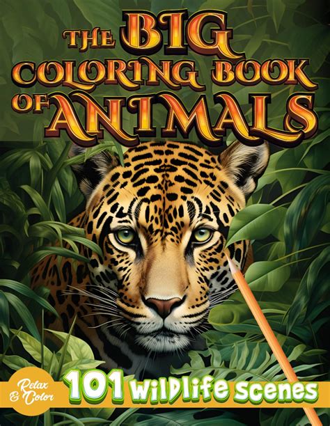 Adult Coloring Book - Animals