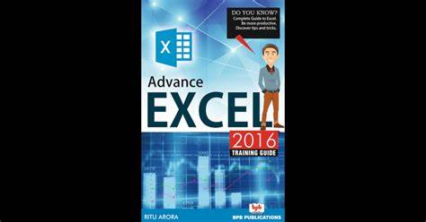 Advance Excel 2016 Training Guide