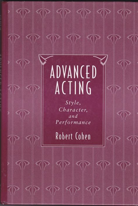 Advanced Acting Style, Character, & Performance