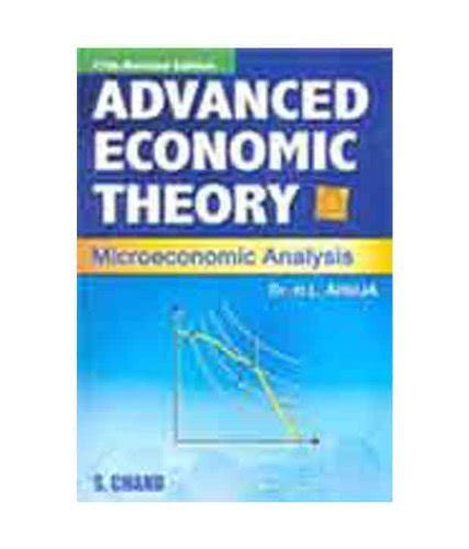 Advanced Economic Theory: Microeconomic Analysis