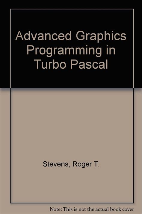 Advanced Graphics Programming in Turbo Pascal