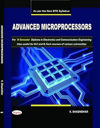 Advanced Microprocessors For 6 Semester Diploma
