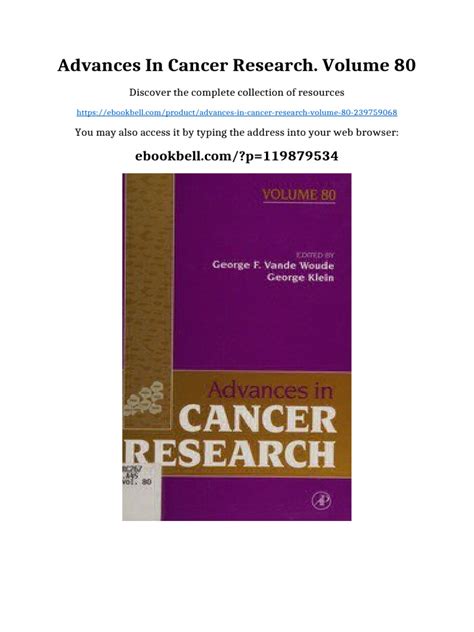 Advances In Cancer Research, Volume  7
