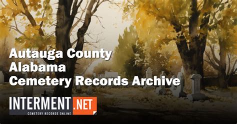 Alabama records: Autauga County