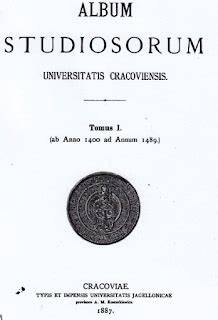 Album studiosorum Universitatis Cracoviensis