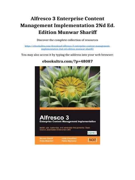 Alfresco 3 Enterprise Content Management Implementation