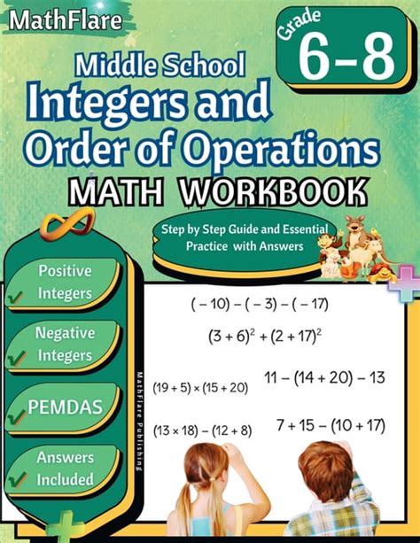 Algebra Workbook Order Of Operations PEMDAS