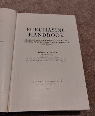 Aljian's Purchasing Handbook